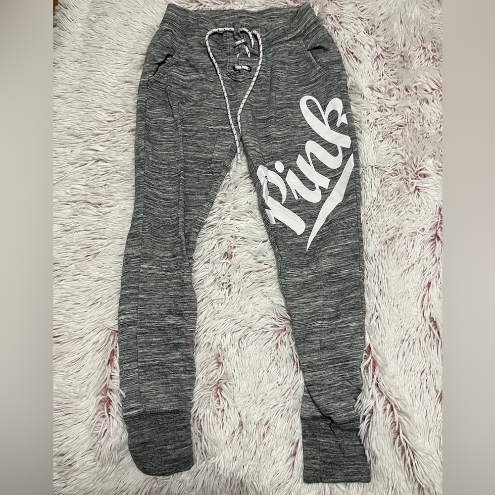Victoria Secret Pink Lacey Up Joggers